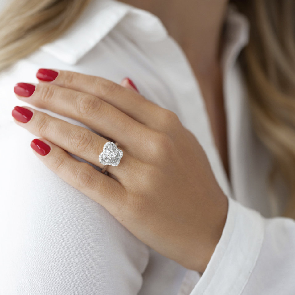 Prsten s diamanty Dracia