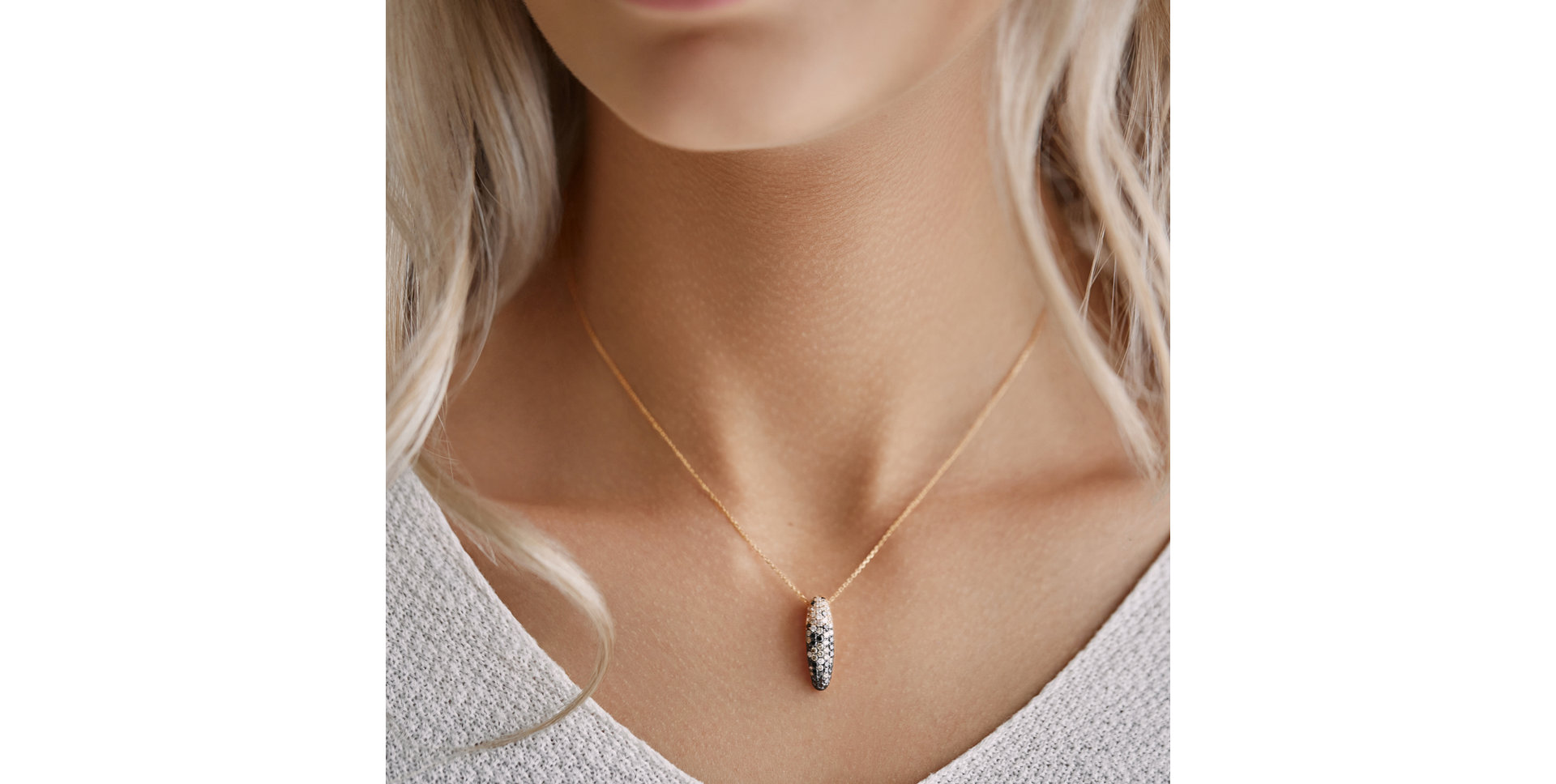 Přívěs s černými diamanty Inferno Moonlight