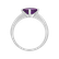 Prsten s ametystem brazil Bonbon4