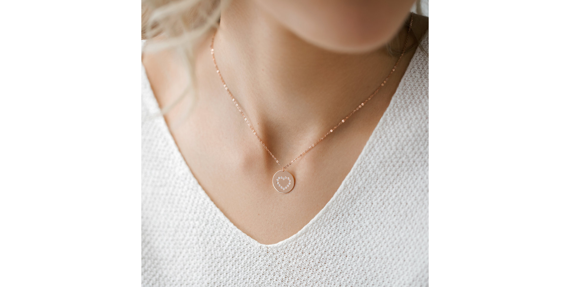 Náhrdelník s diamanty Diamonds Heart