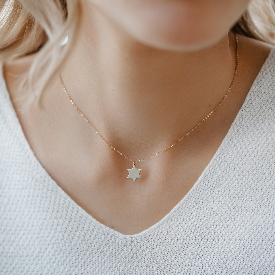 Náhrdelník s diamantem Jude