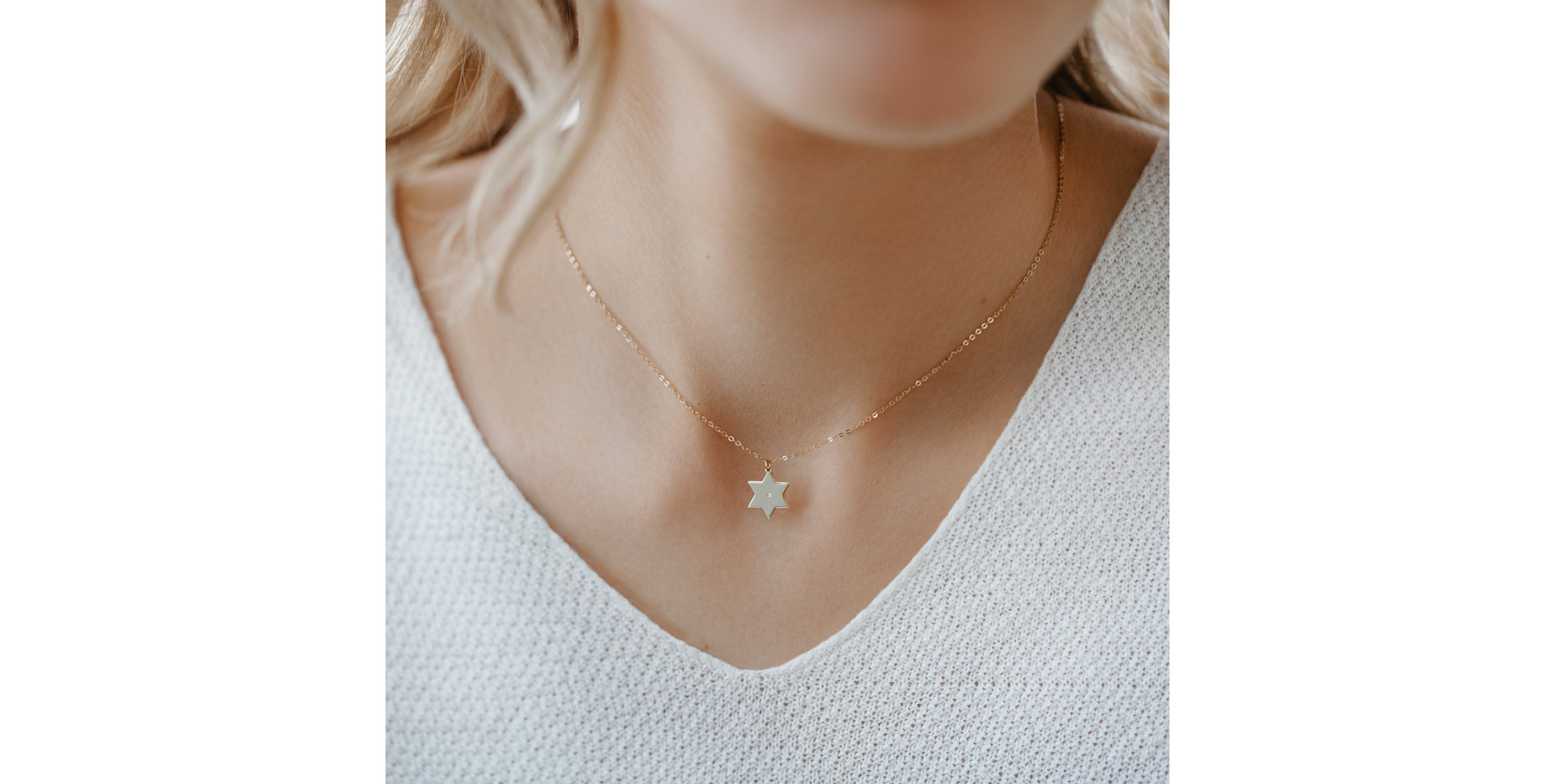 Náhrdelník s diamantem Jude