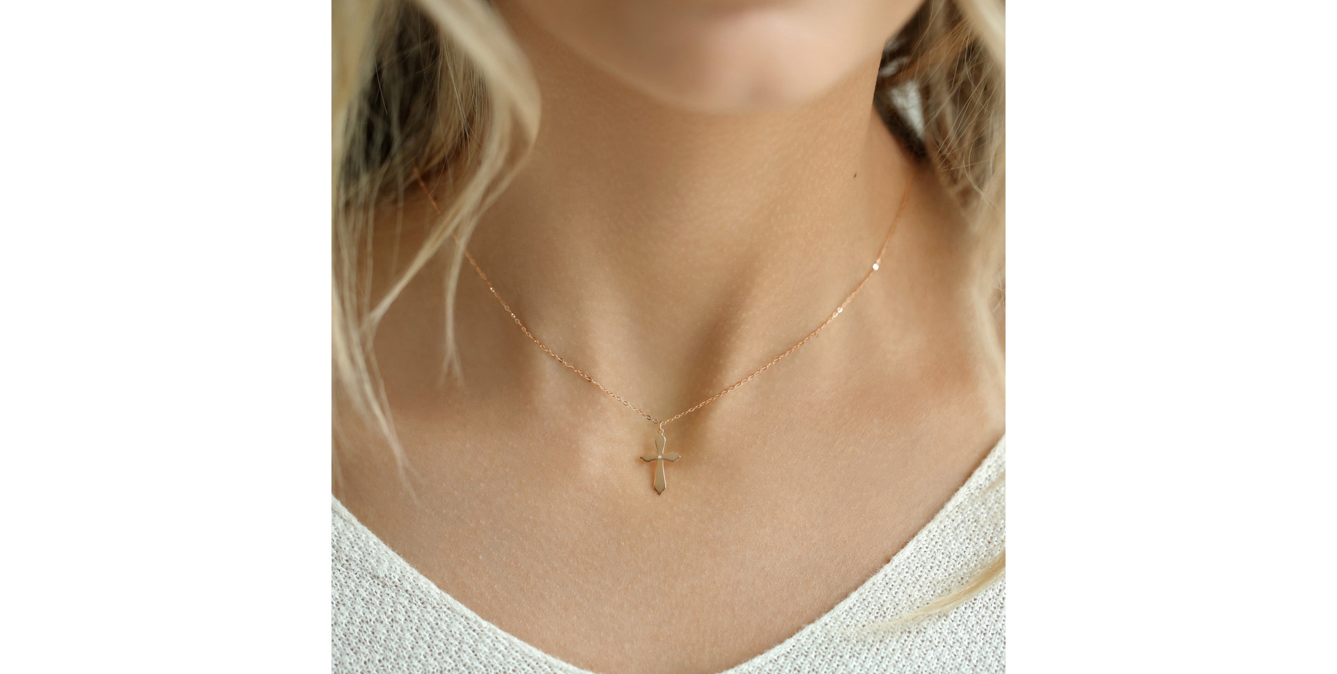 Náhrdelník s diamantem Faith