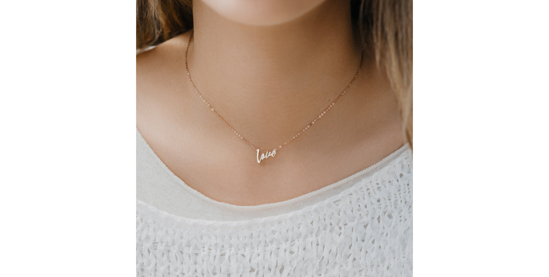 Náhrdelník s diamantem Love Maker