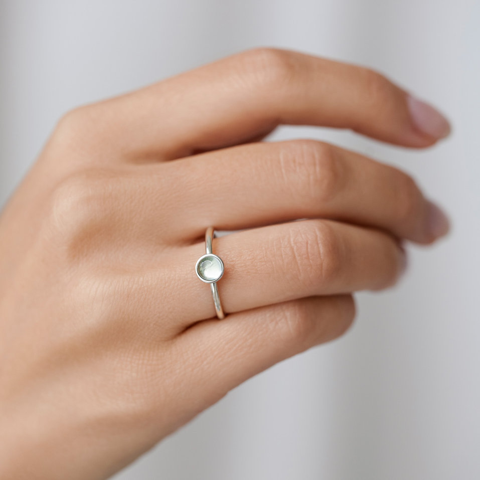 Prsten s topazem swiss Bonbon