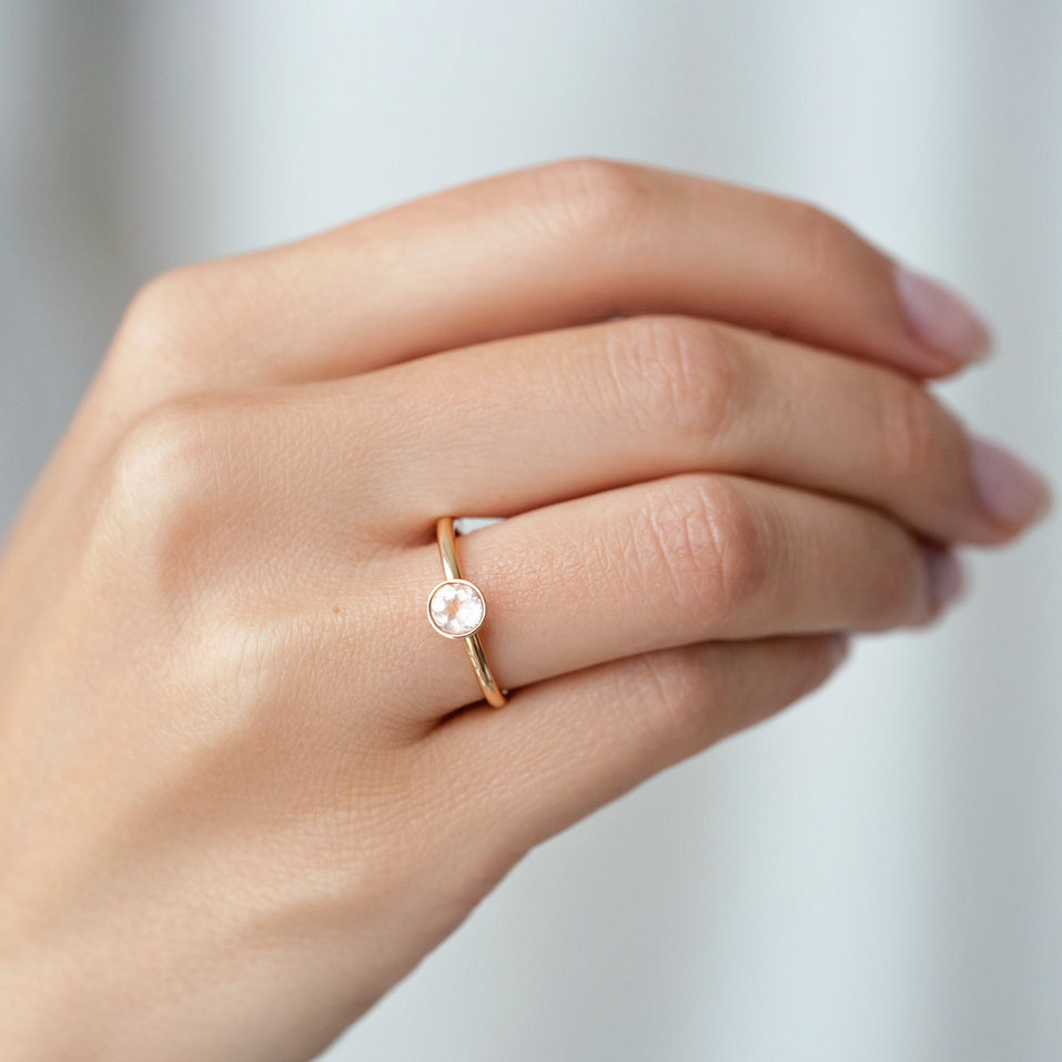 Prsten s růženínem Bonbon