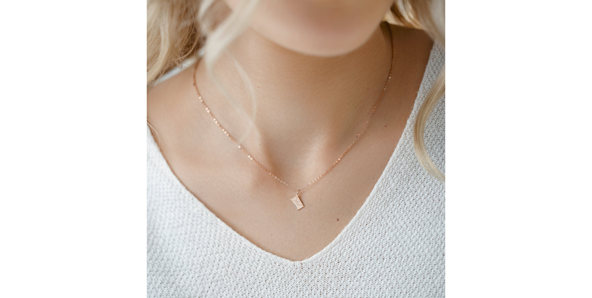 Náhrdelník s diamantem Letter of Love