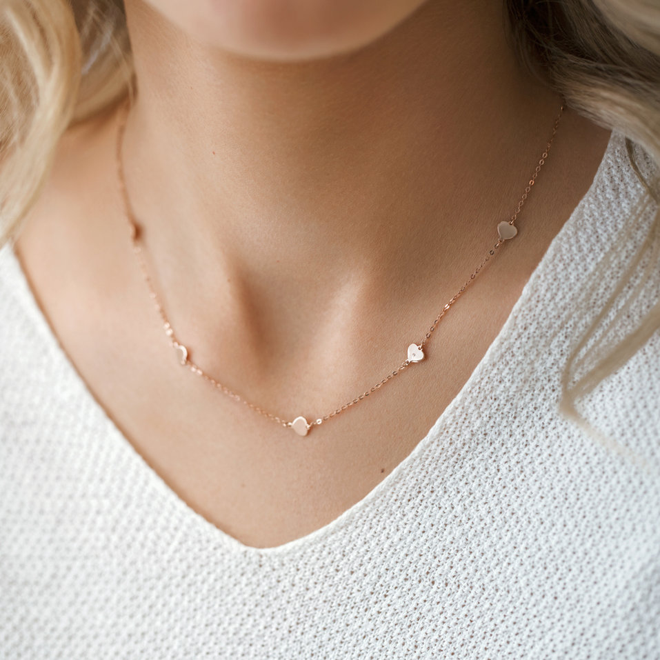 Náhrdelník s diamantem Little Heart