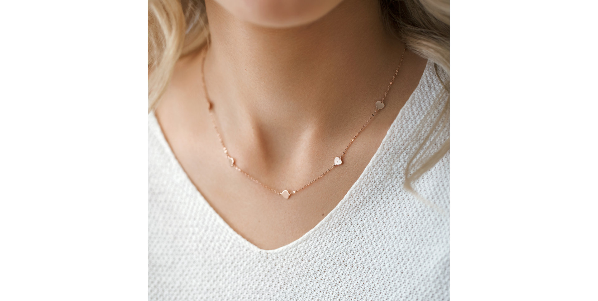 Náhrdelník s diamantem Little Heart