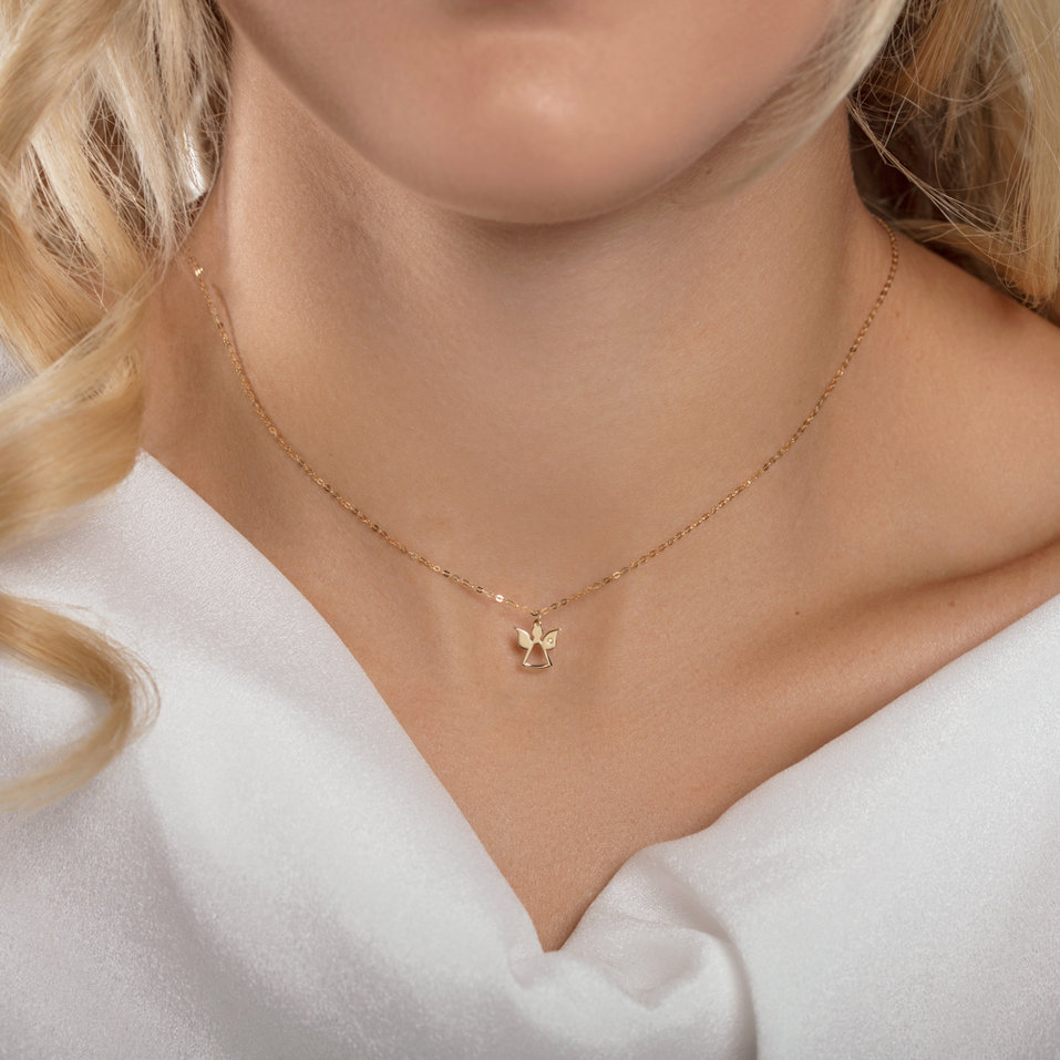 Náhrdelník s diamantem My Angel