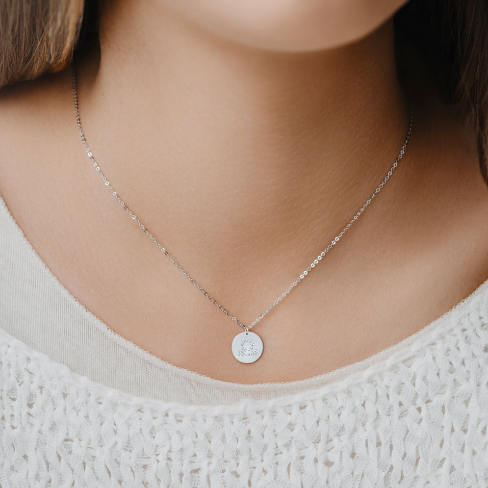 Náhrdelník s diamanty Aries