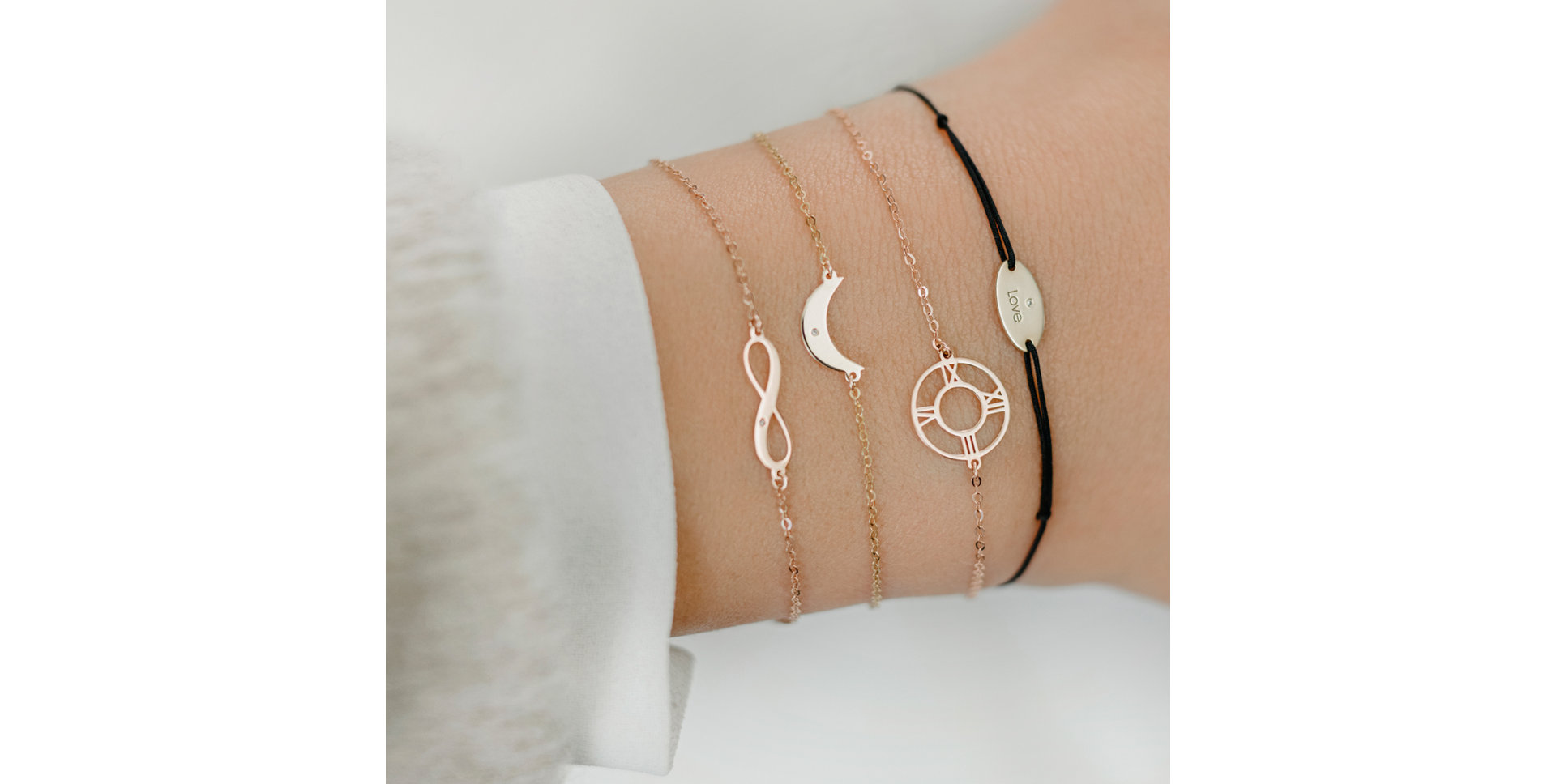 Náramek s diamantem Rome Time