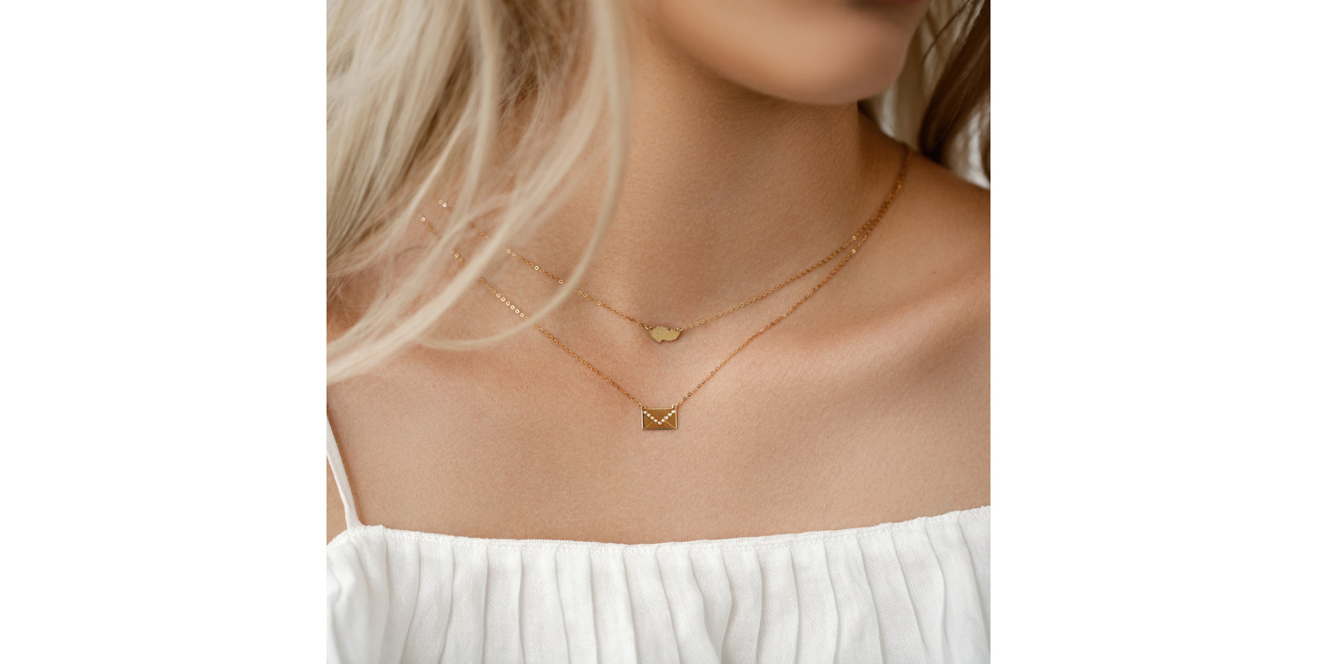 Náhrdelník s diamantem My Home