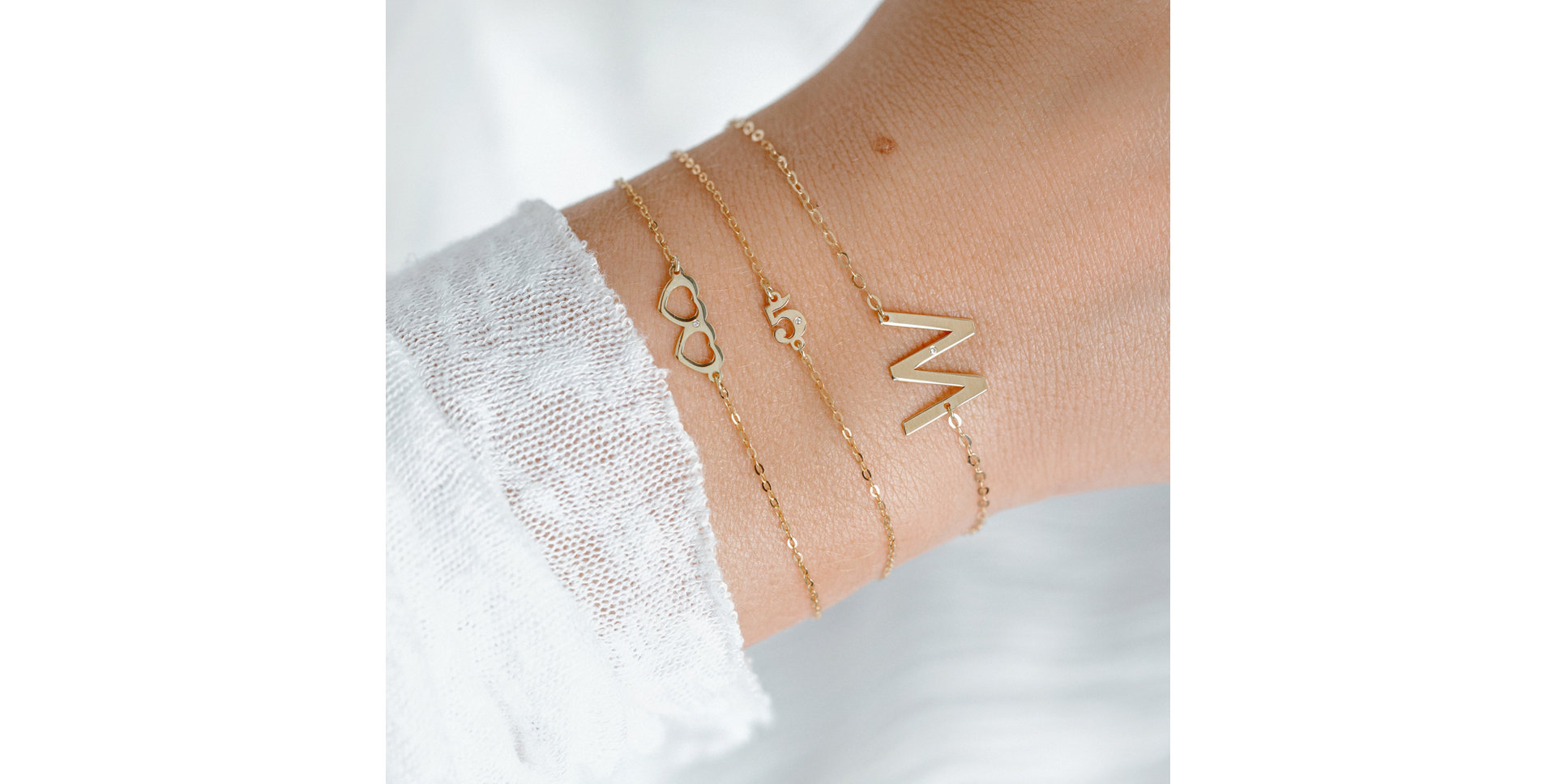 Náramek s diamantem Lucky Five