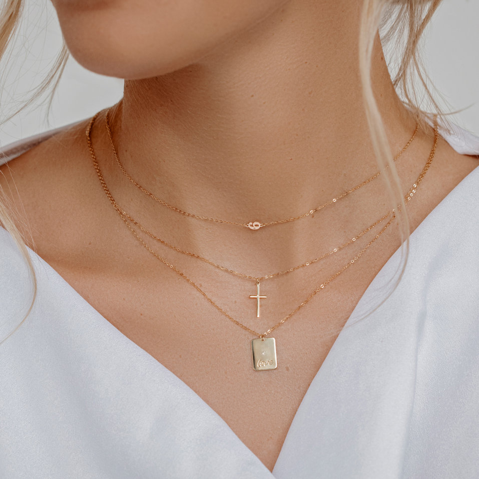 Náhrdelník s diamantem Lucky Eight