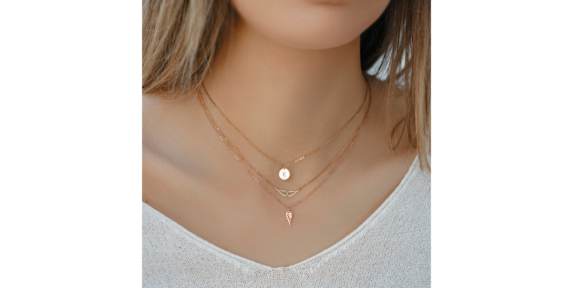 Náhrdelník s diamantem Little Coins E