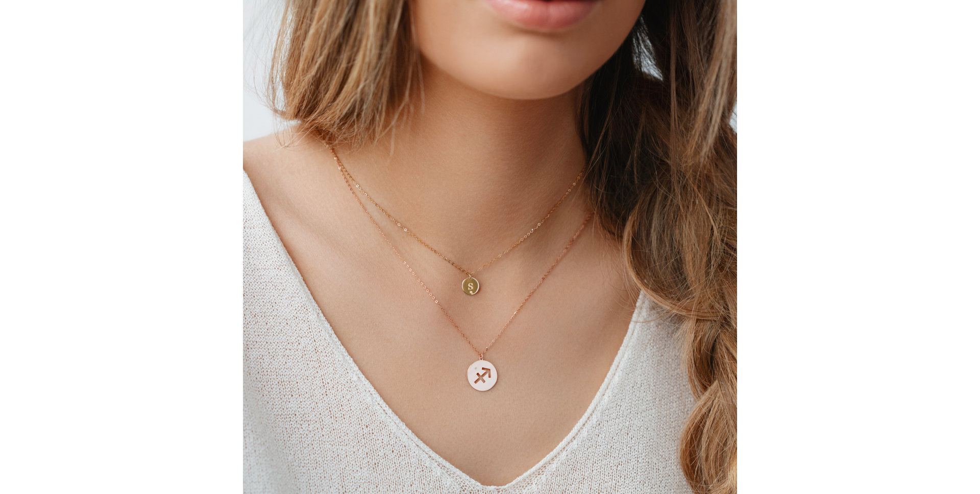 Náhrdelník s diamantem Little Coins S