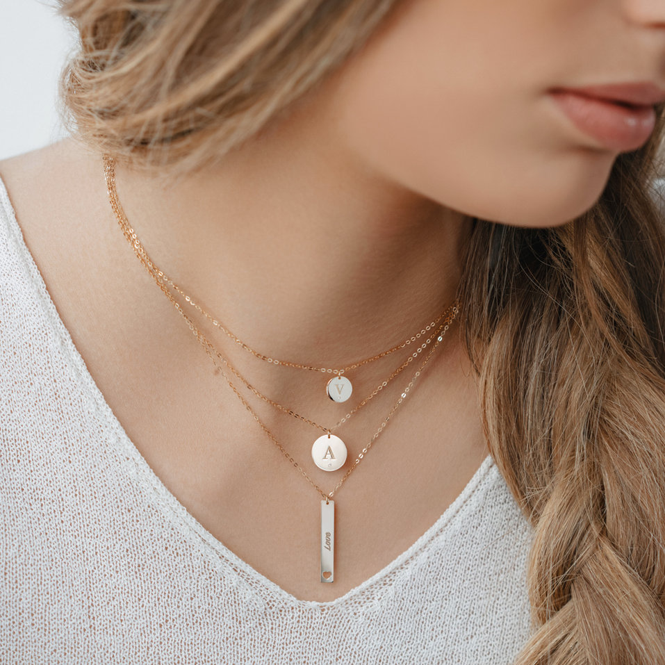 Náhrdelník s diamantem Little Coins V