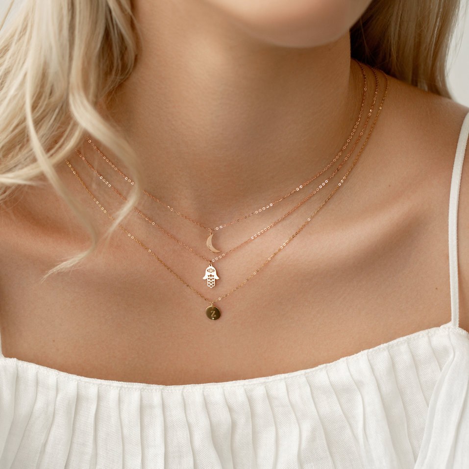 Náhrdelník s diamantem Little Coins Z