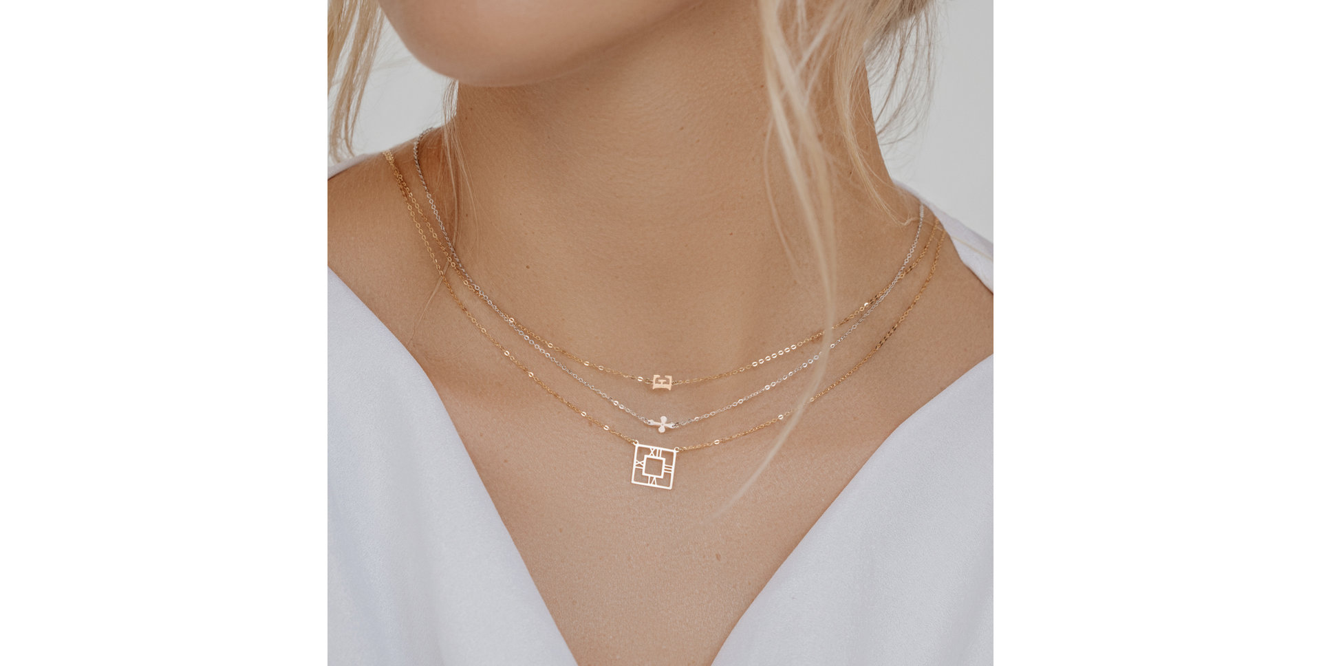 Náhrdelník s diamantem Big Line I