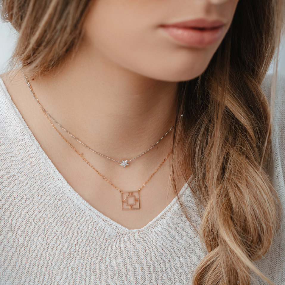 Náhrdelník s diamantem Special Time