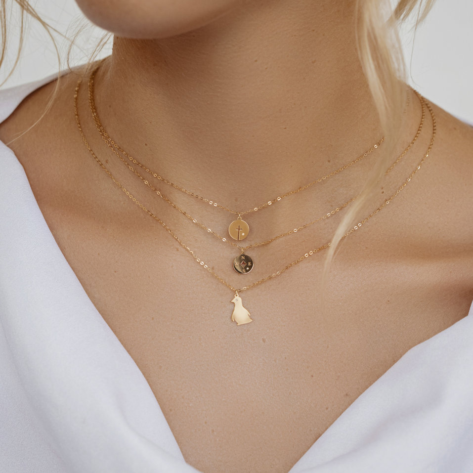 Náhrdelník s diamantem Icon Cross