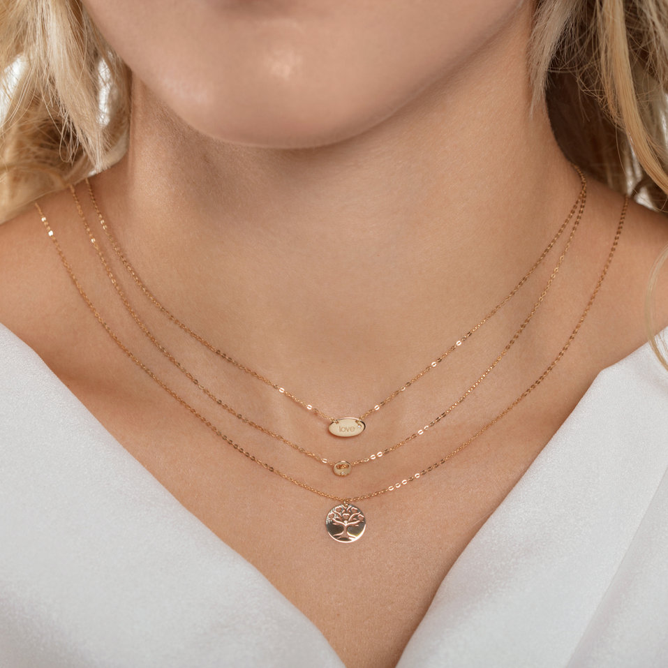 Náhrdelník s diamantem Tree of Life