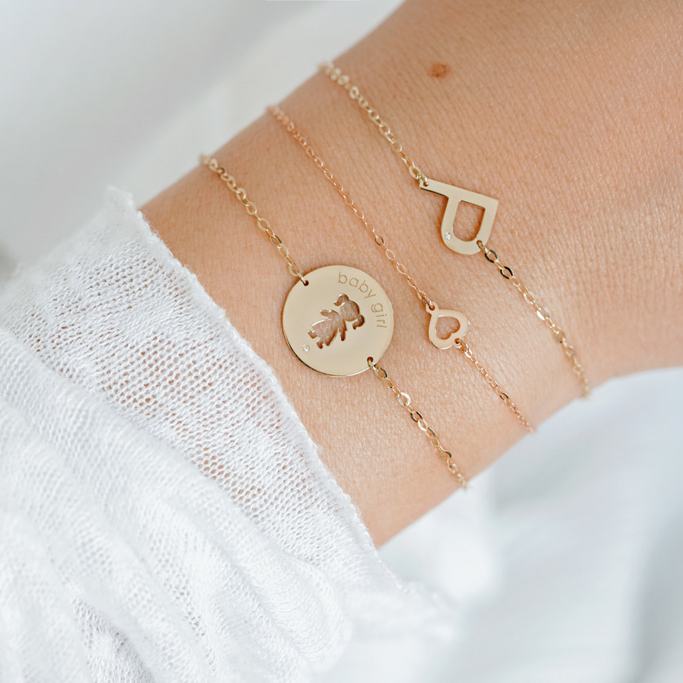 Náramek s diamantem Big Line P