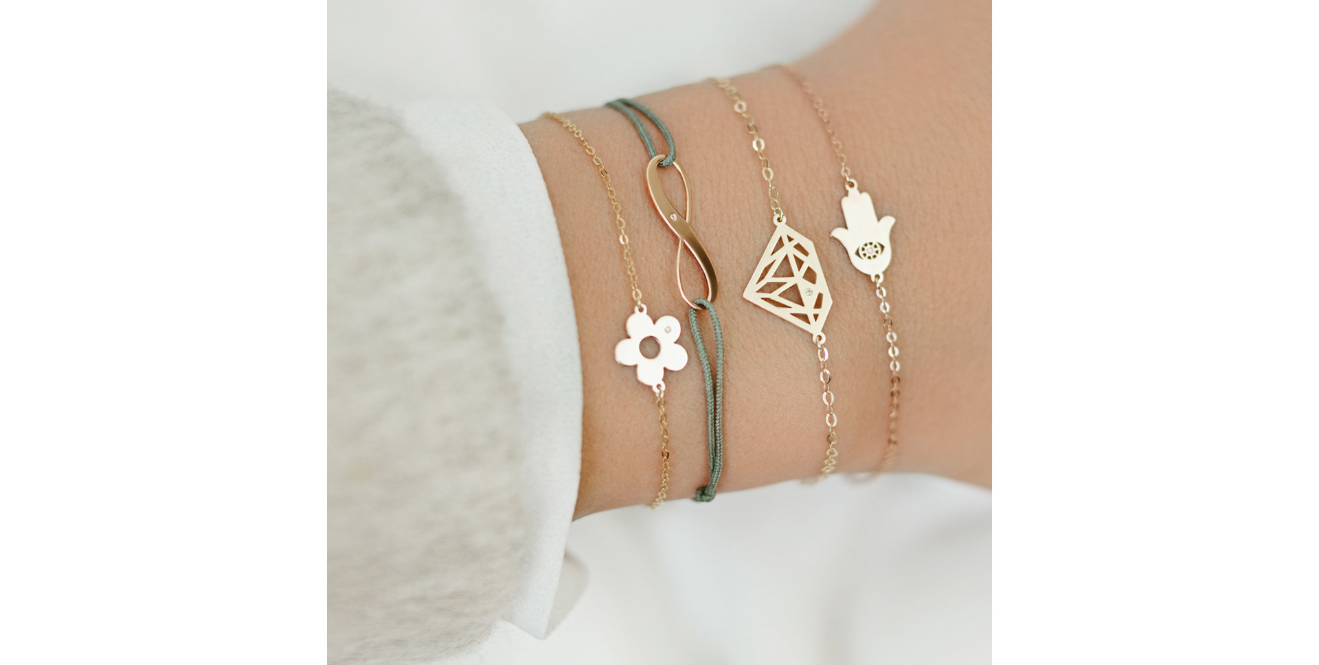 Náramek s diamantem Diamond