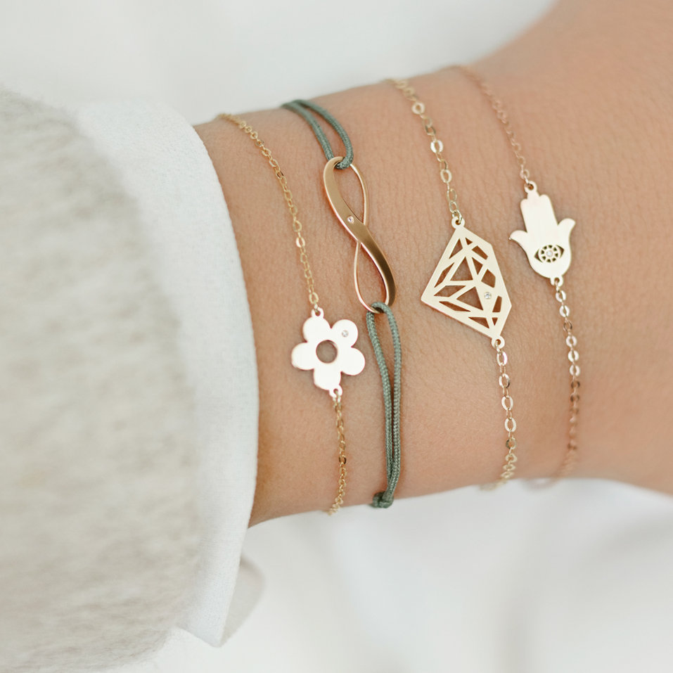 Náramek s diamantem Diamond