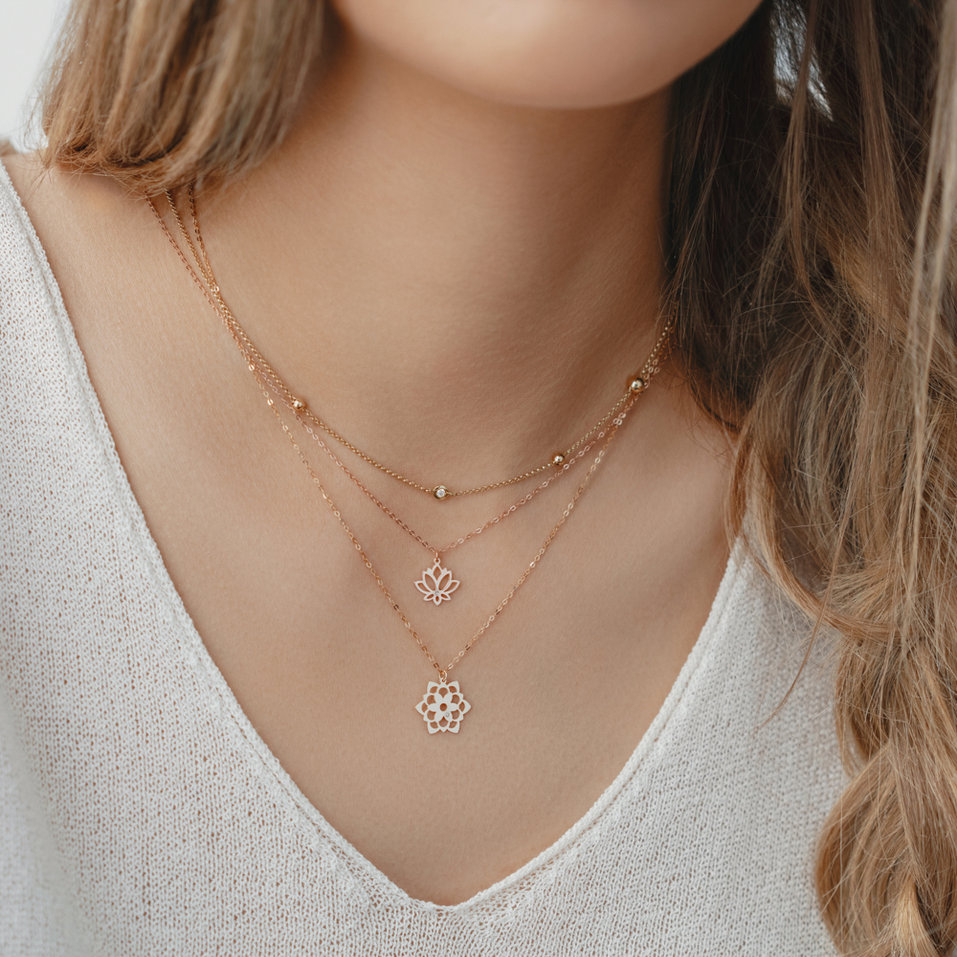 Náhrdelník s diamantem Blossom