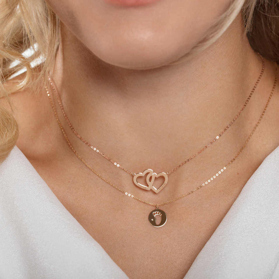 Náhrdelník s diamantem Friends Forever