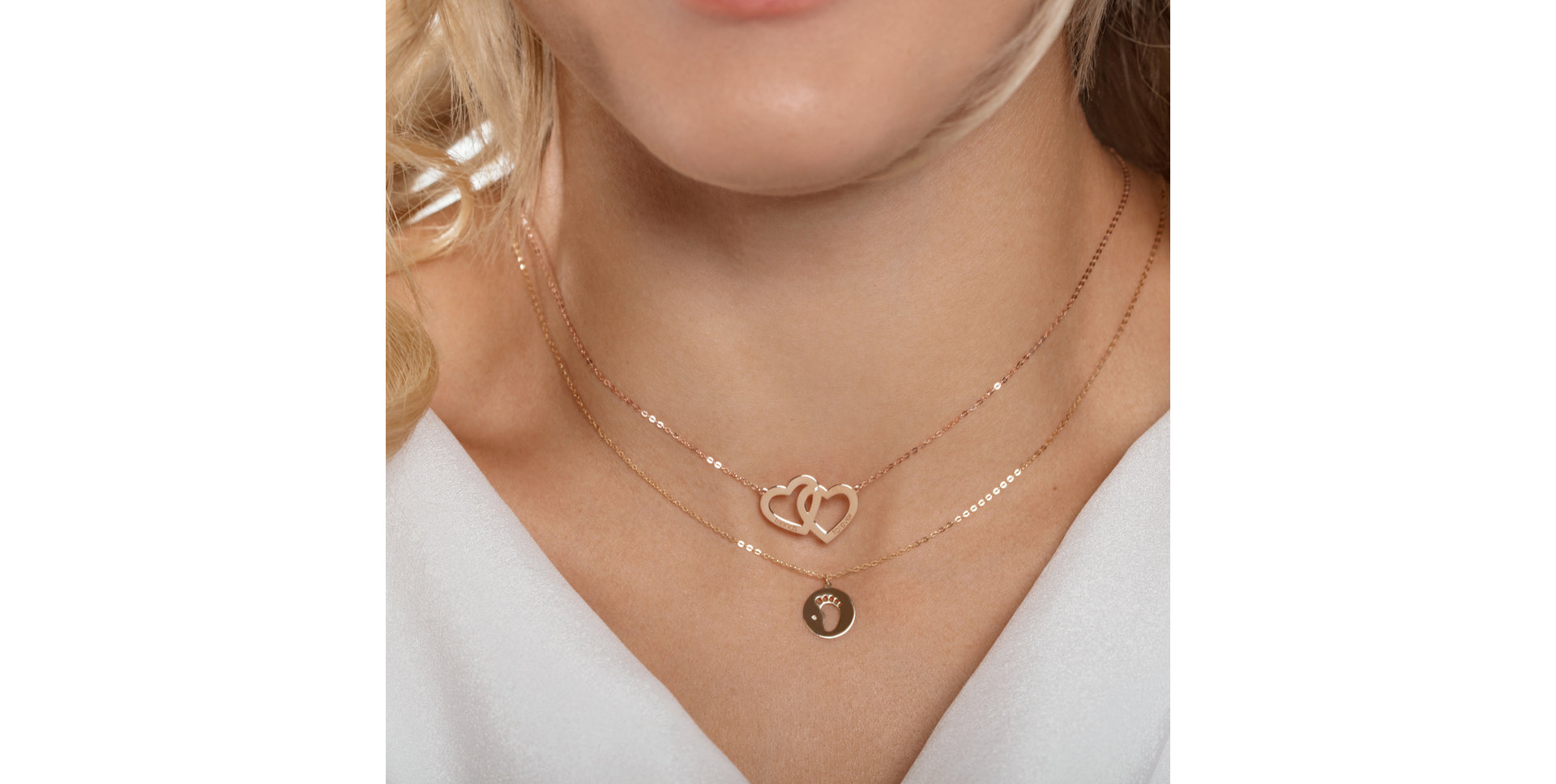 Náhrdelník s diamantem Friends Forever