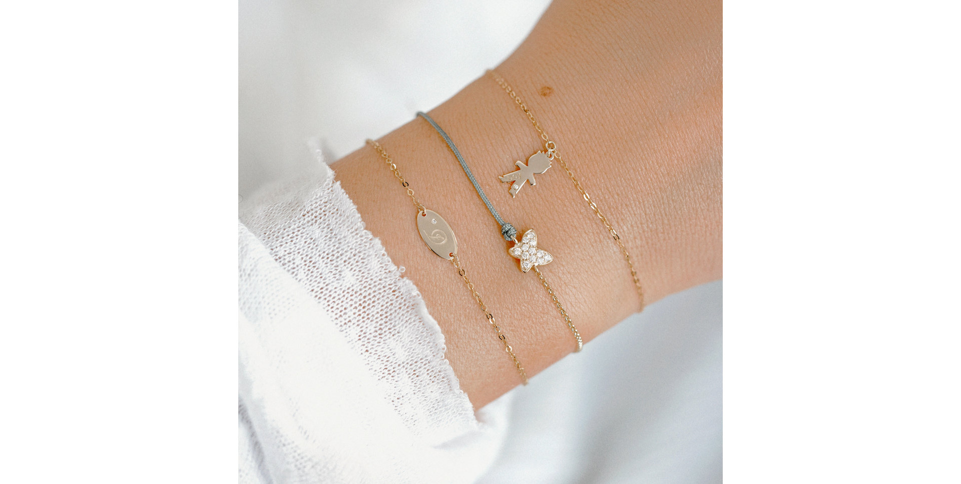 Náramek s diamantem Boy