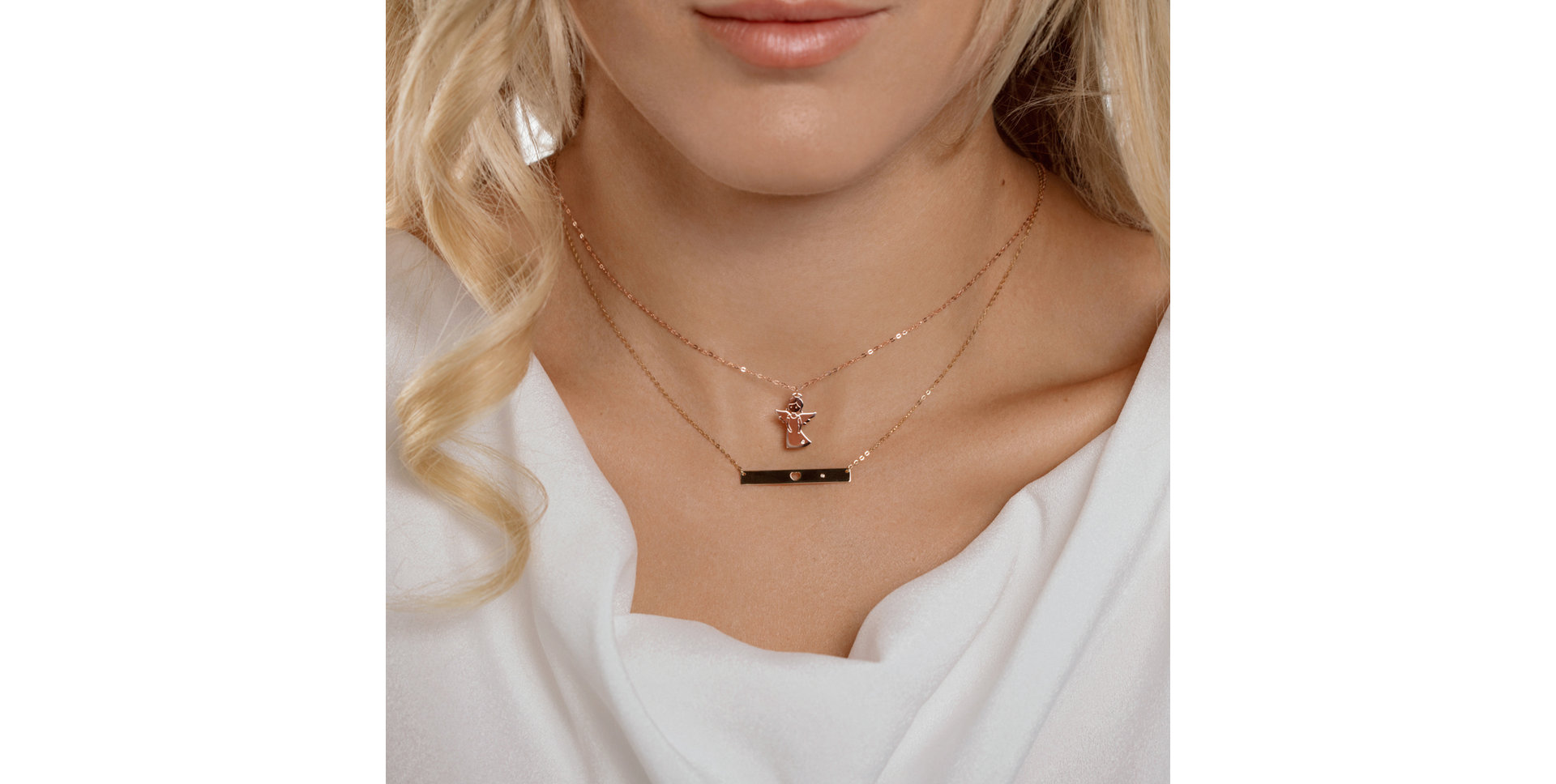 Náhrdelník s diamantem Little Angel