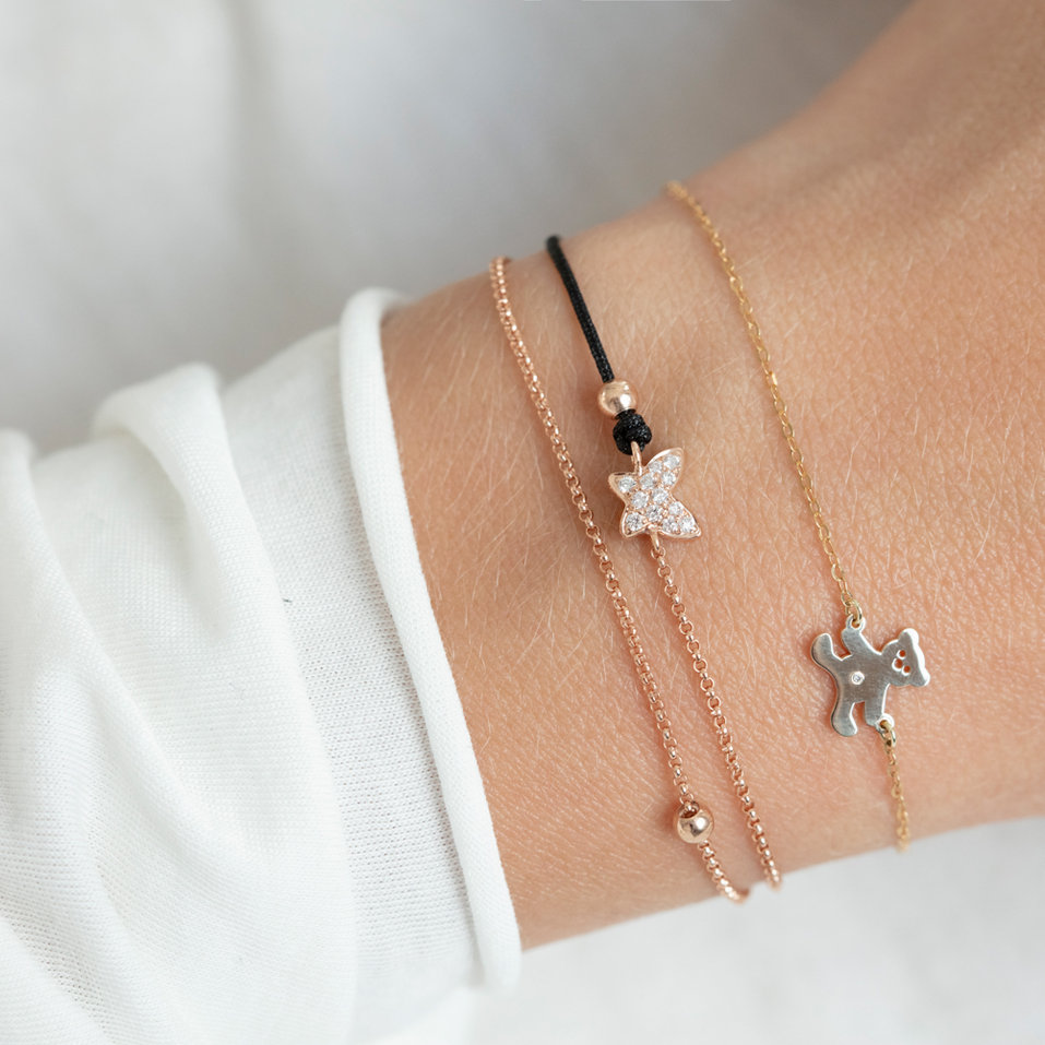 Náramek s diamantem Teddy