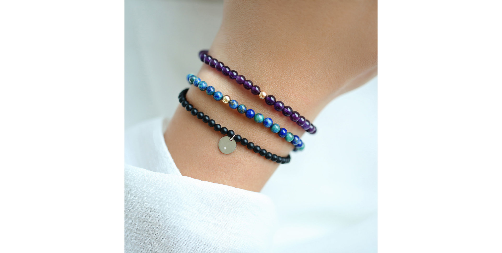 Náramek s achátem Fancy Beauty