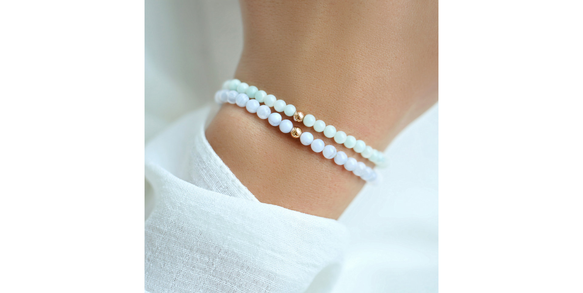 Náramek s amazonitem Fancy Beauty