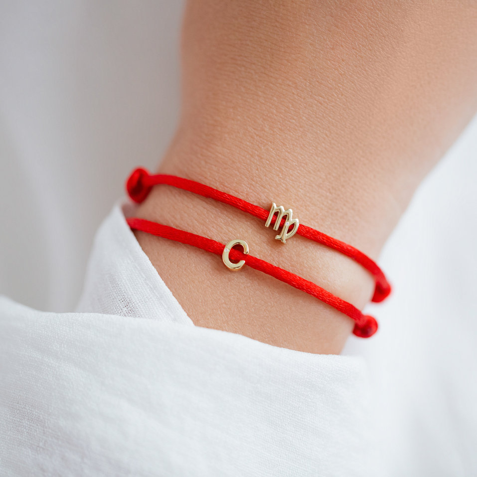 Diamantový náramek se šňůrkou Flat Line H