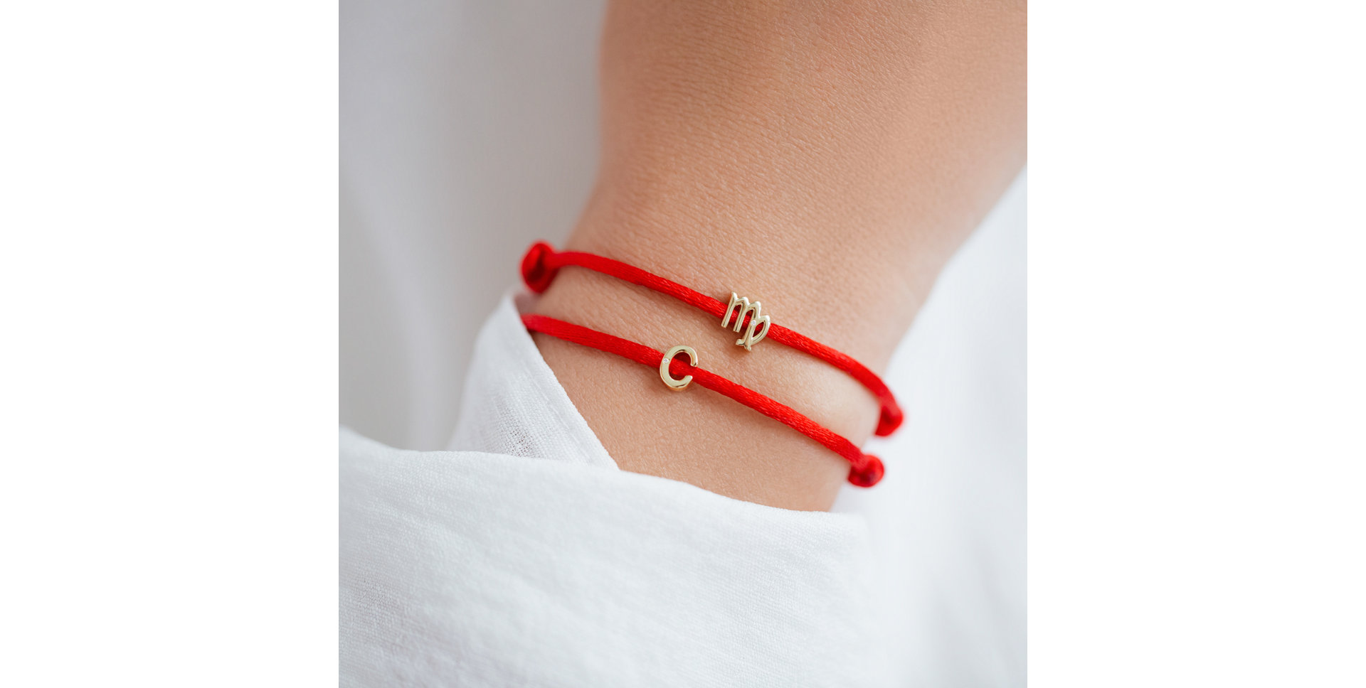 Diamantový náramek se šňůrkou Flat Line T