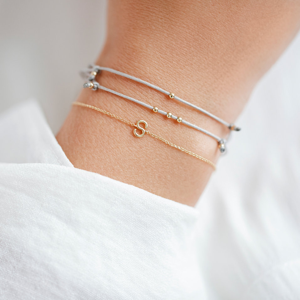 Náramek s diamantem Round Line T