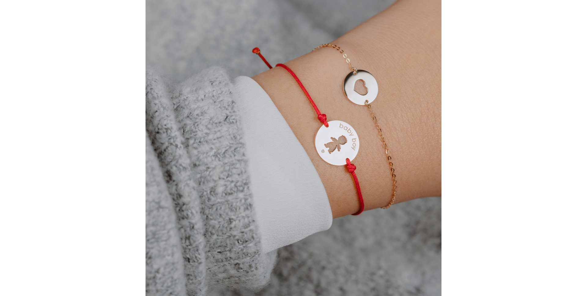 Náramek s diamantem Baby Boy