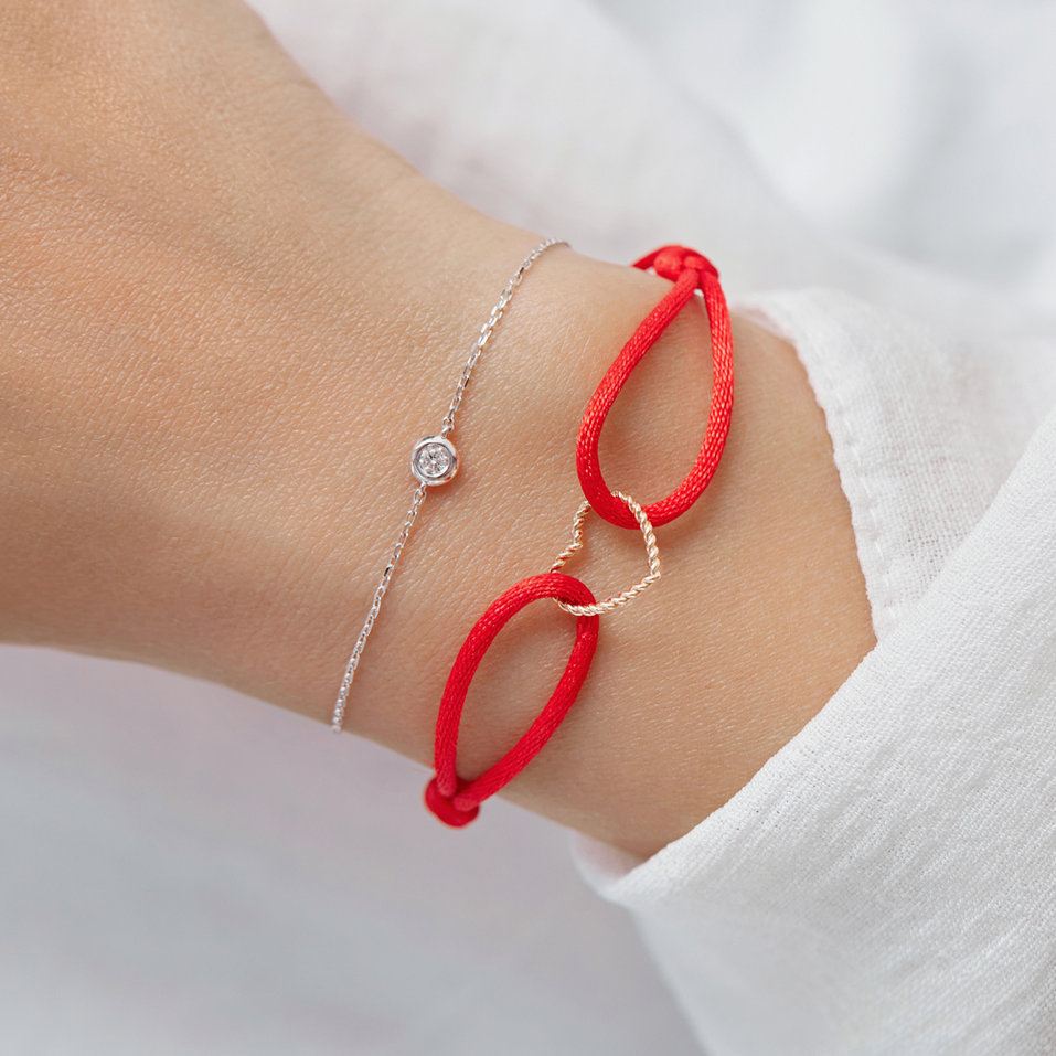 Náramek s diamantem Sparkling Dots