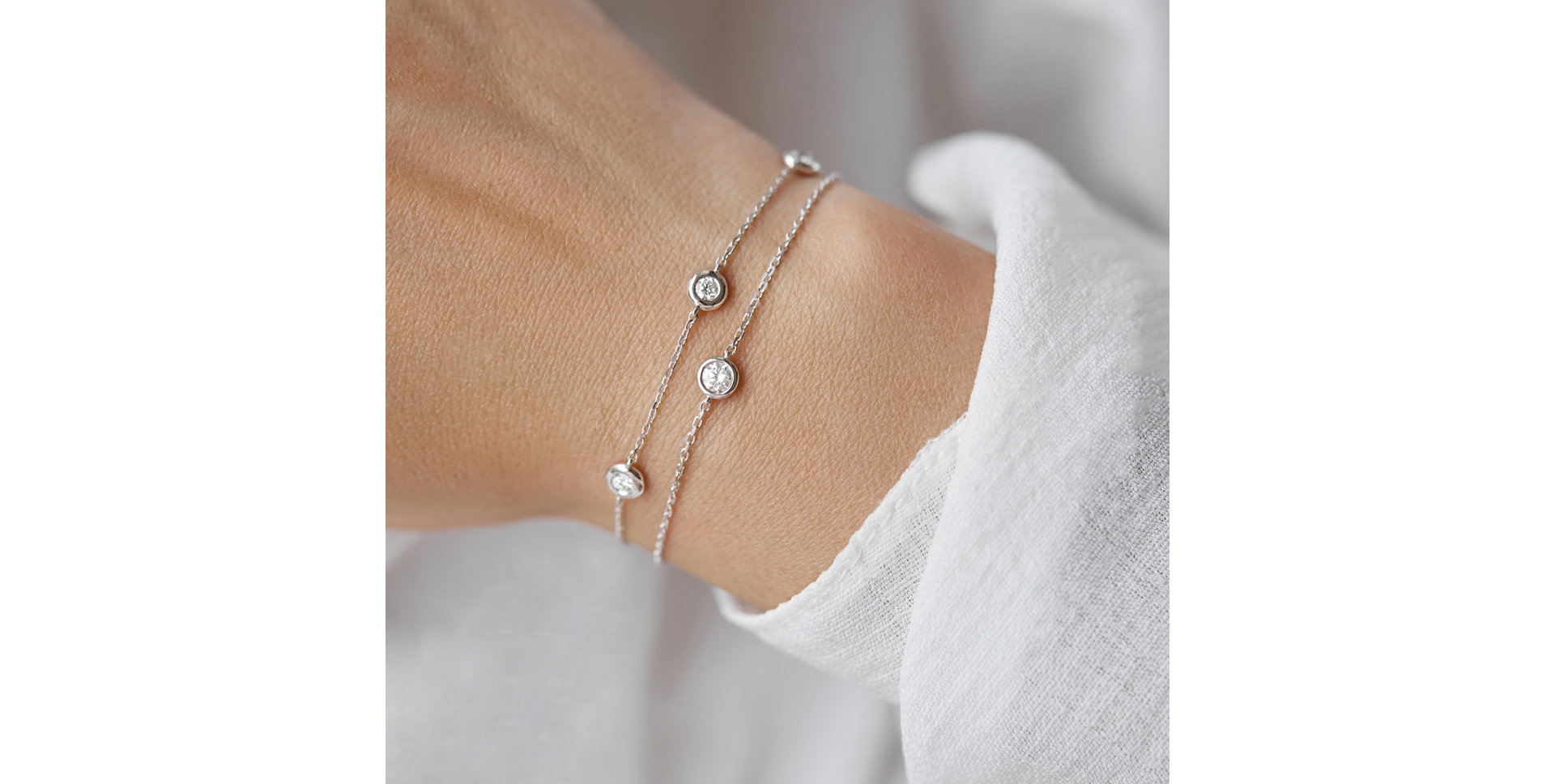 Náramek s diamanty Sparkling Dot