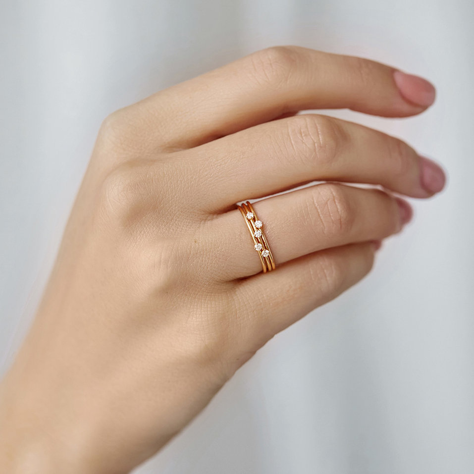 Prsten s diamanty Samba