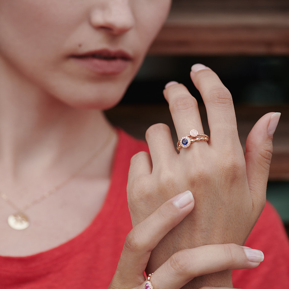 Prsten s diamanty Endless Circle