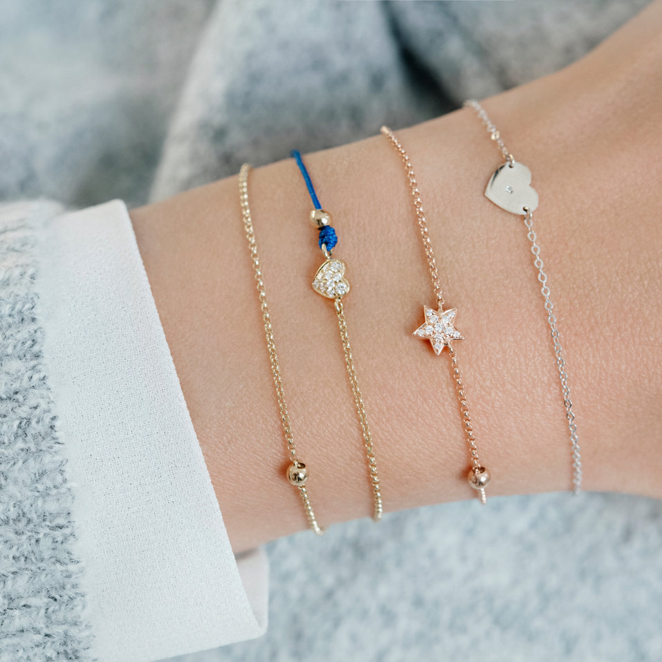 Náramek s diamanty Heaven Message