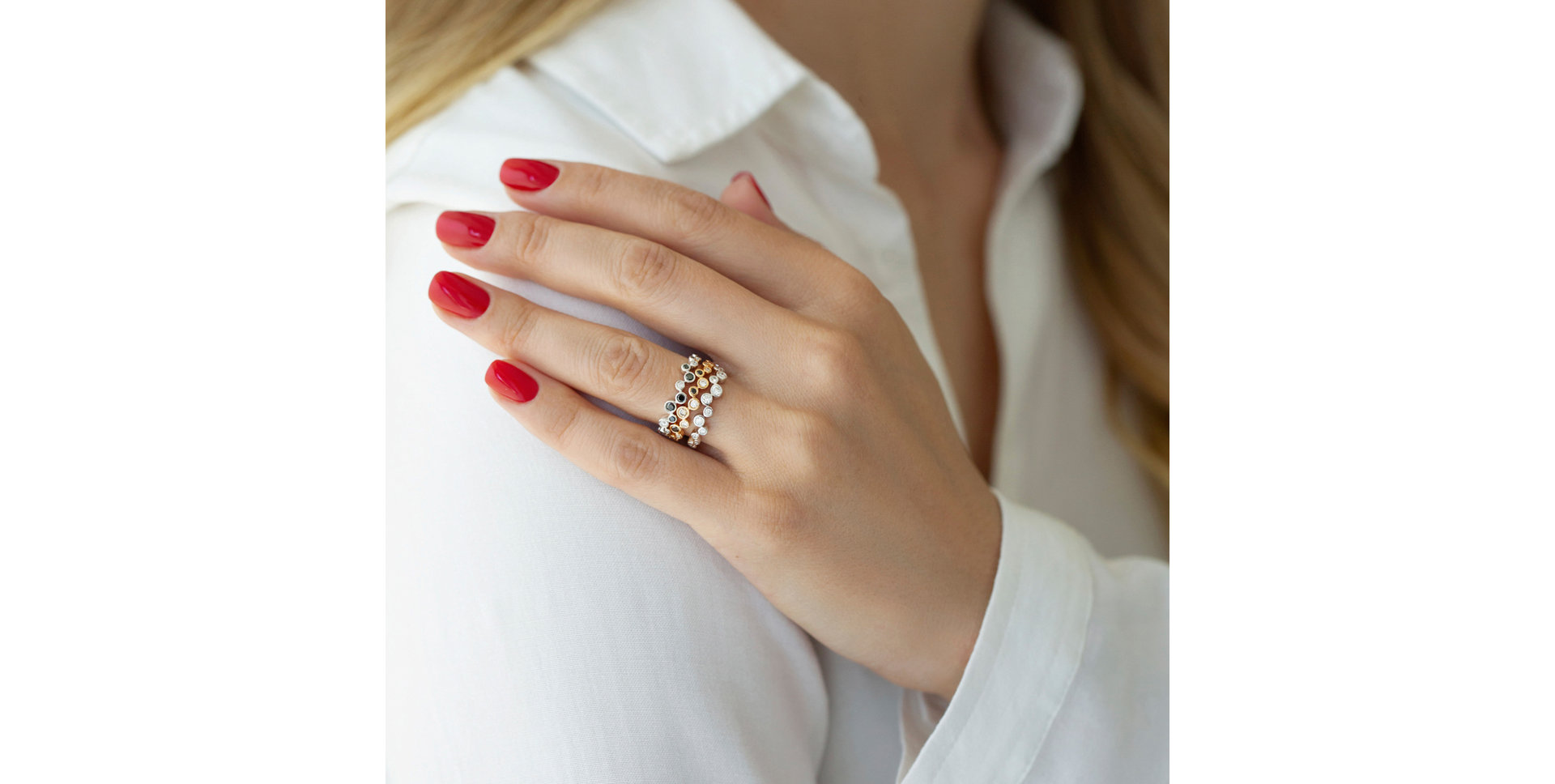 Prsten s diamanty Virgin Tears