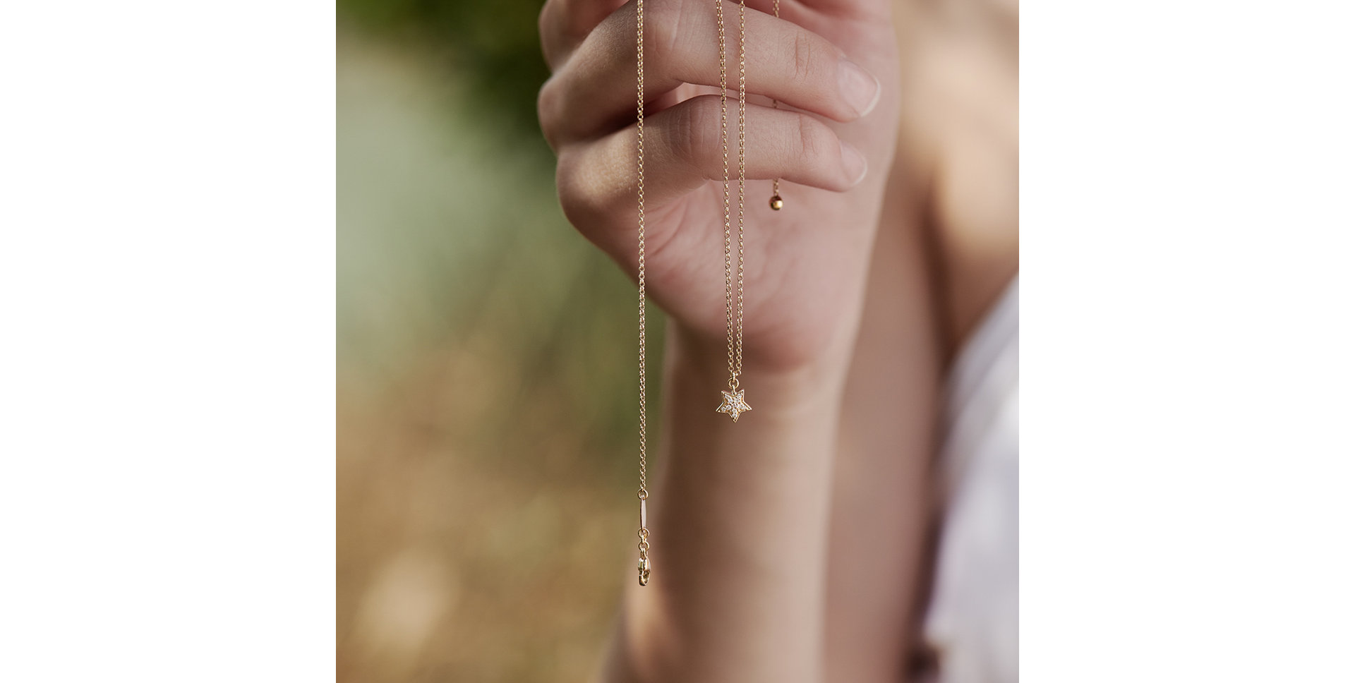 Náhrdelník s diamanty Waterfall Heaven