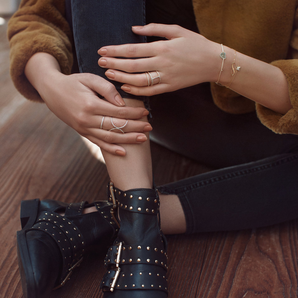 Prsten s diamanty Double Beauty